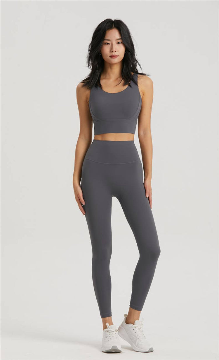 Grey High Waist Leggings