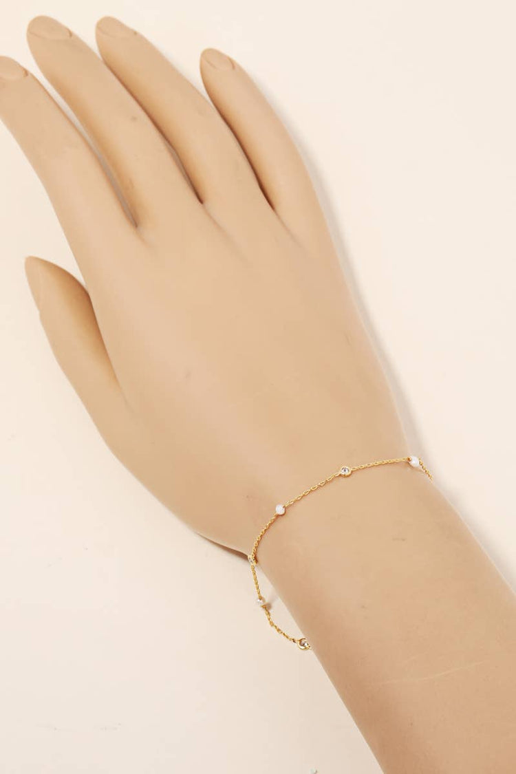 Dainty Chain Clasp Bracelet