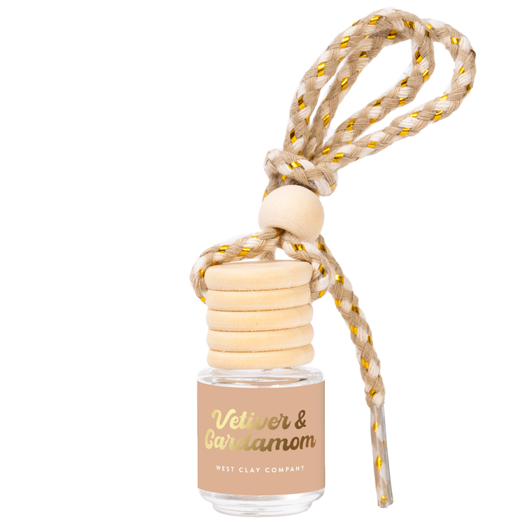 Vetiver Cardamom Fall Hanging Car Air Freshener Diffuser