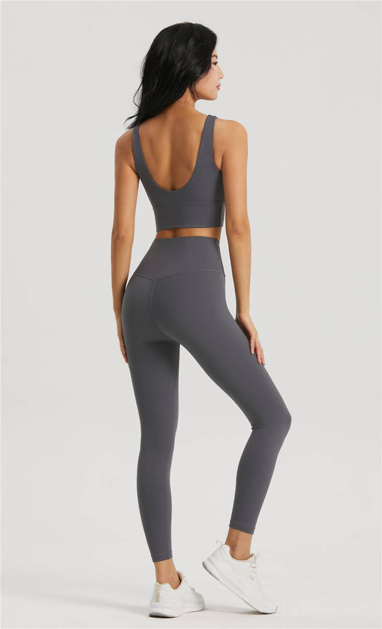 Grey High Waist Leggings