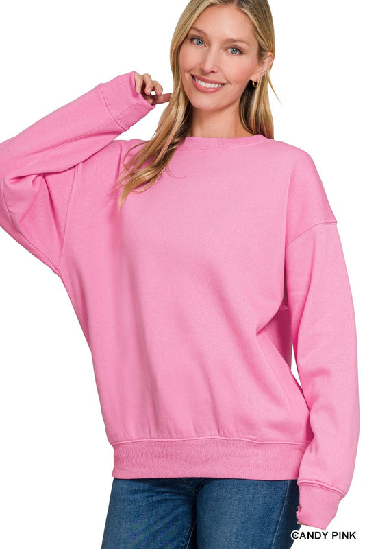 Pink Plain Jane Sweatshirt