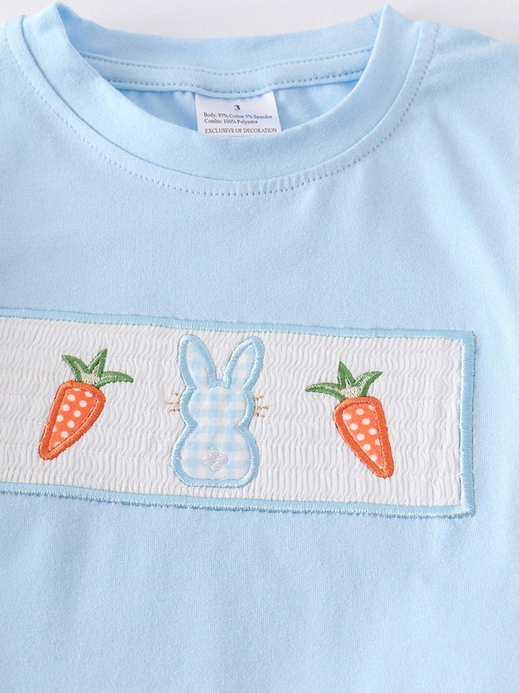 Blue Plaid Bunny Set ONE 2T LEFT