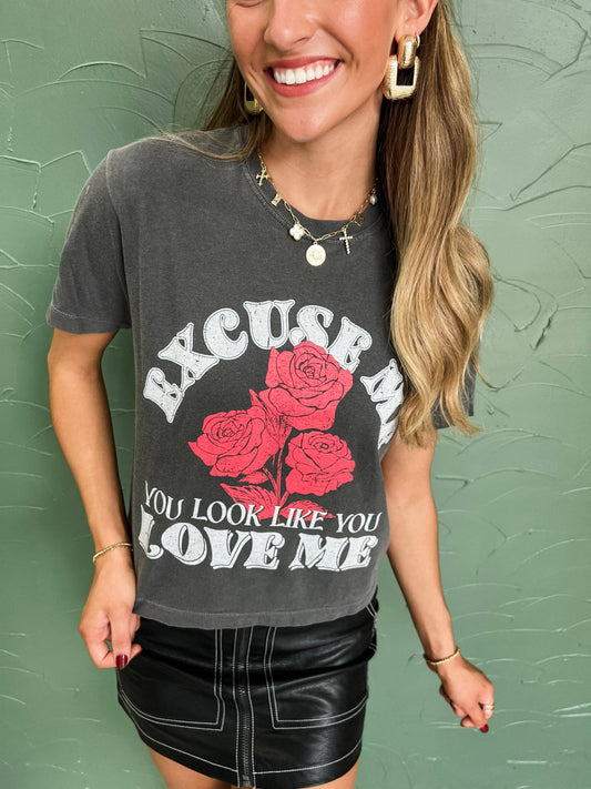 Look Like You Love Me Tee ONE MEDIUM LEFT