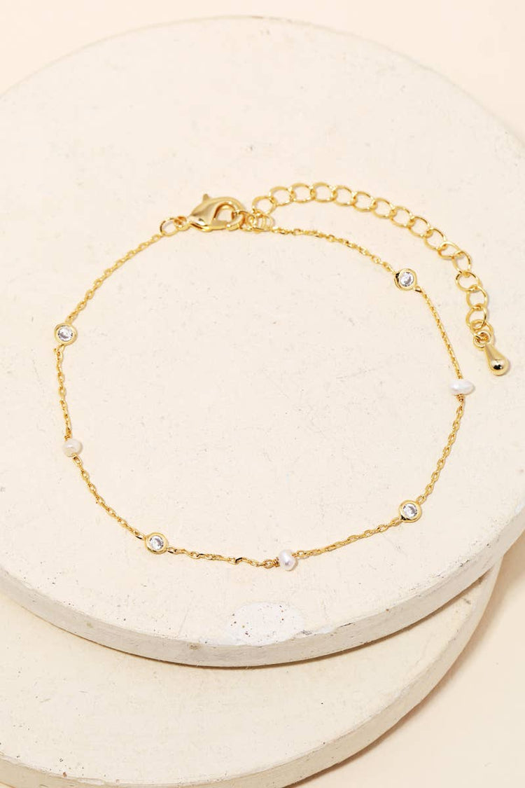 Dainty Chain Clasp Bracelet