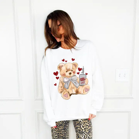 Diet Dr. Pepper Bear Sweatshirt