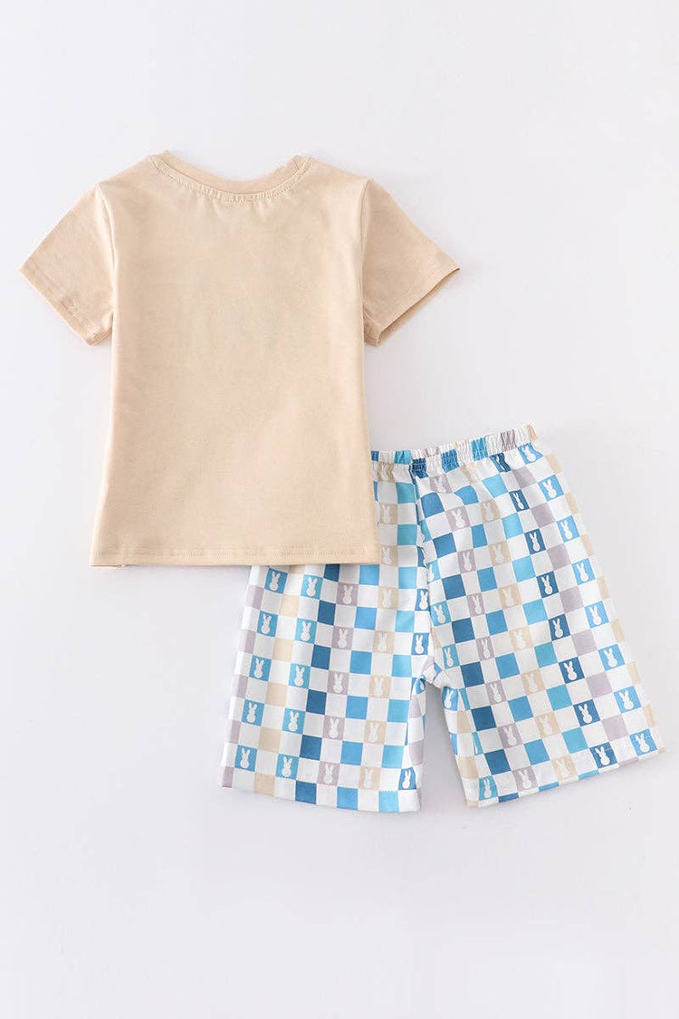 Checkered Bunny Set ONE 2T LEFT