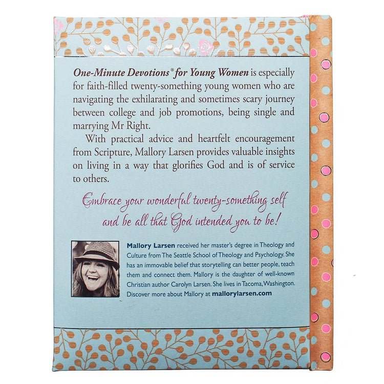 One-Minute Devotions for Young Women Padded Hardcover