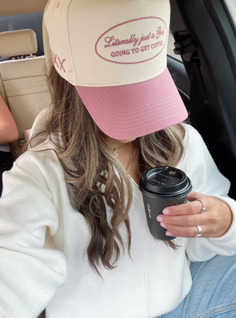 Literally Just a Girl Trucker Hat ONE LEFT