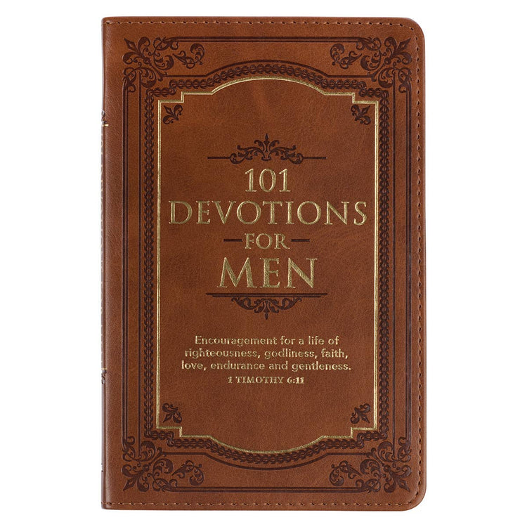 101 Devotions for Men Faux Leather ONE LEFT