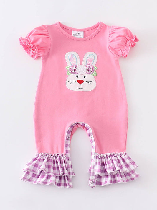 Ruffle Rabbit Romper ONE 12M LEFT