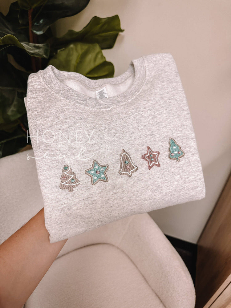 Embroidered Sugar Cookies Sweatshirt