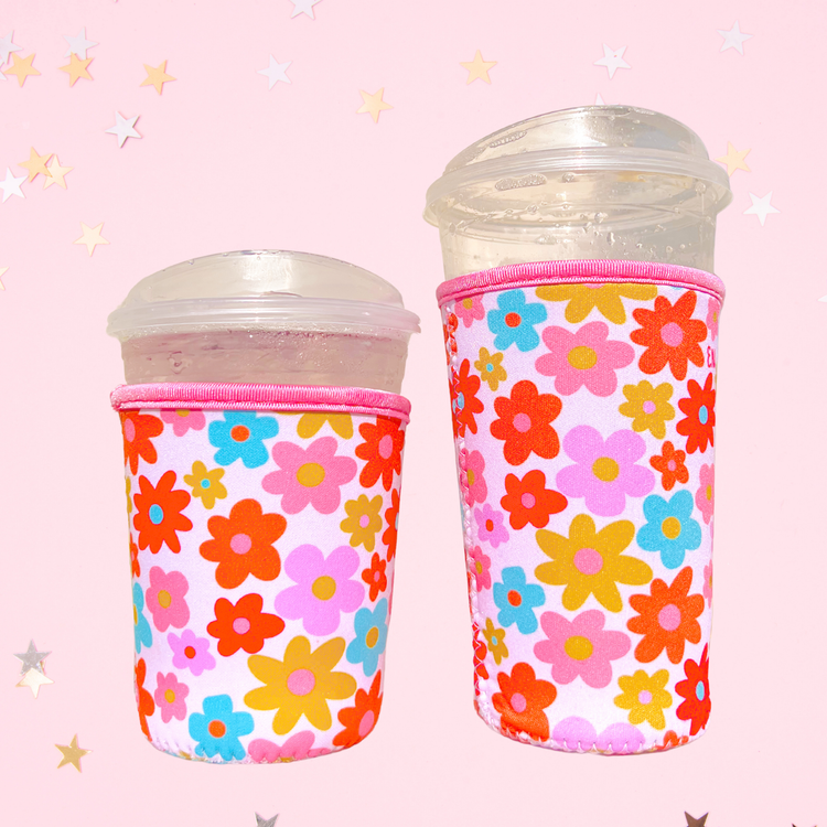 Cutie Cup Cover - Retro Florals