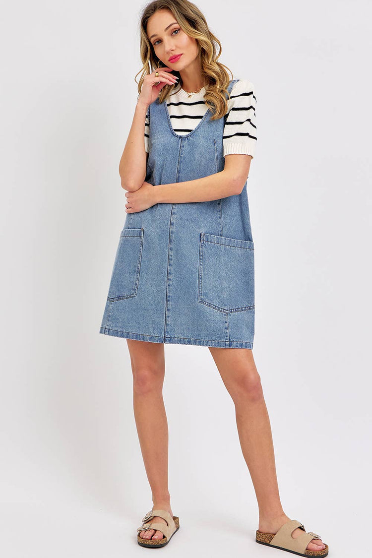 Definitely Denim Dress ONE M LEFT