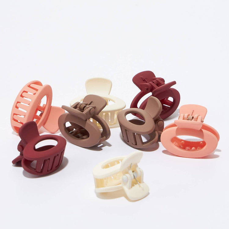 Rubber Coated Mini Claw Hair Clips ONE LEFT