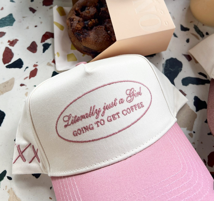 Literally Just a Girl Trucker Hat ONE LEFT