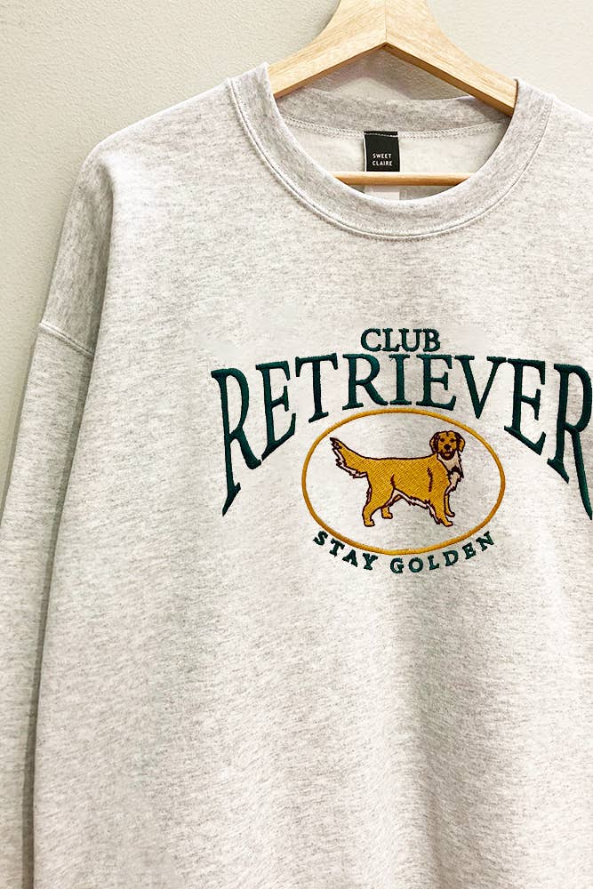 Retriever Club Embroidered Sweatshirt