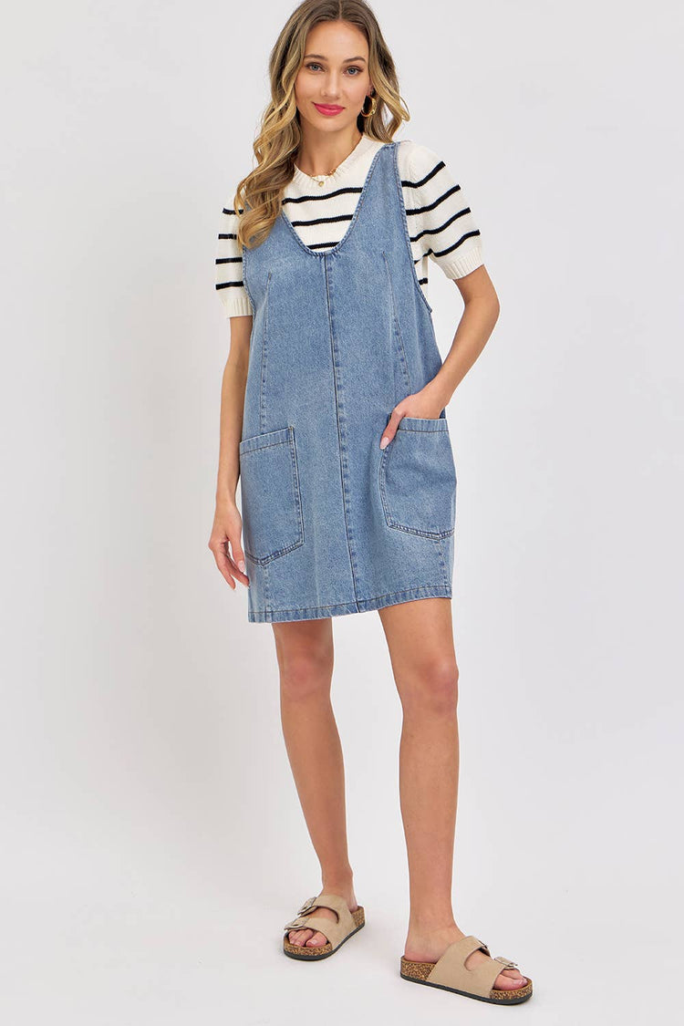 Definitely Denim Dress ONE M LEFT