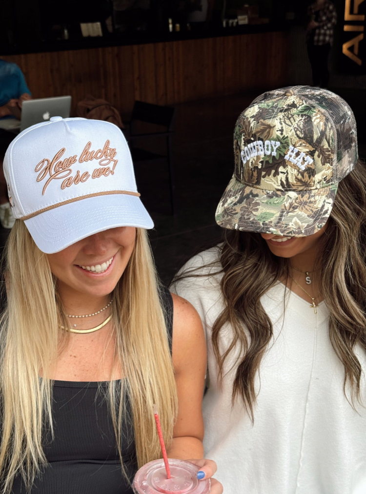 How Lucky Are We Trucker Hat