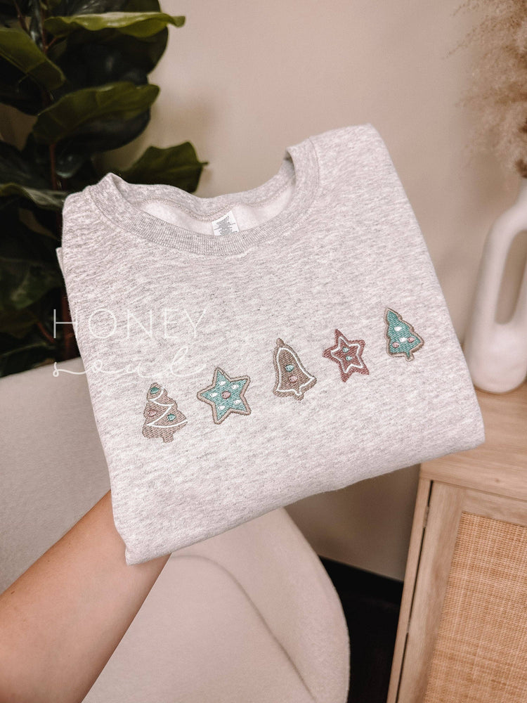 Embroidered Sugar Cookies Sweatshirt