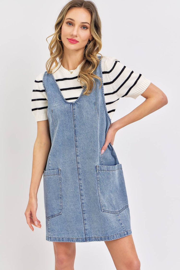 Definitely Denim Dress ONE M LEFT