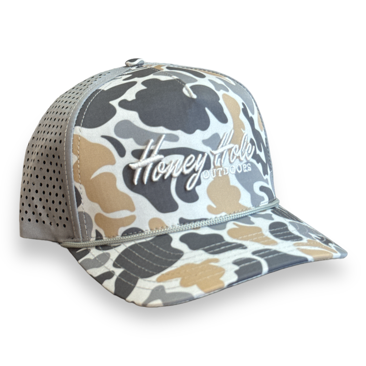 Performance Rope Hat - Heritage - Grey Camo ONE LEFT